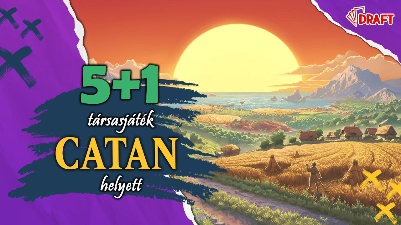 5+1 társasjáték a Catan telepesei helyett | 2026-os ajánlásaim a nagy klasszikus nyomában
