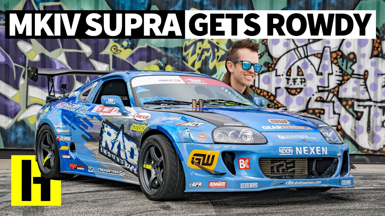 Toyota Supra MkIV мощностью 650 л.с. с двигателем Mullet — вот это реально круто! Рэд Дэн мчится ...