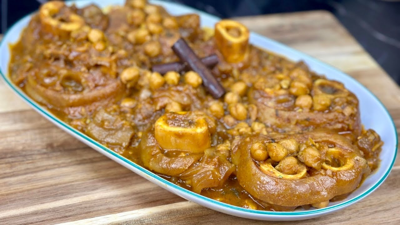 RECETTE RAMADAN 2025🌙 FAITES LE PLEIN DE COLLAGÈNE AVEC CETTE RECETTE DE PIED DE VEAU EN SAUCE 🇲🇦