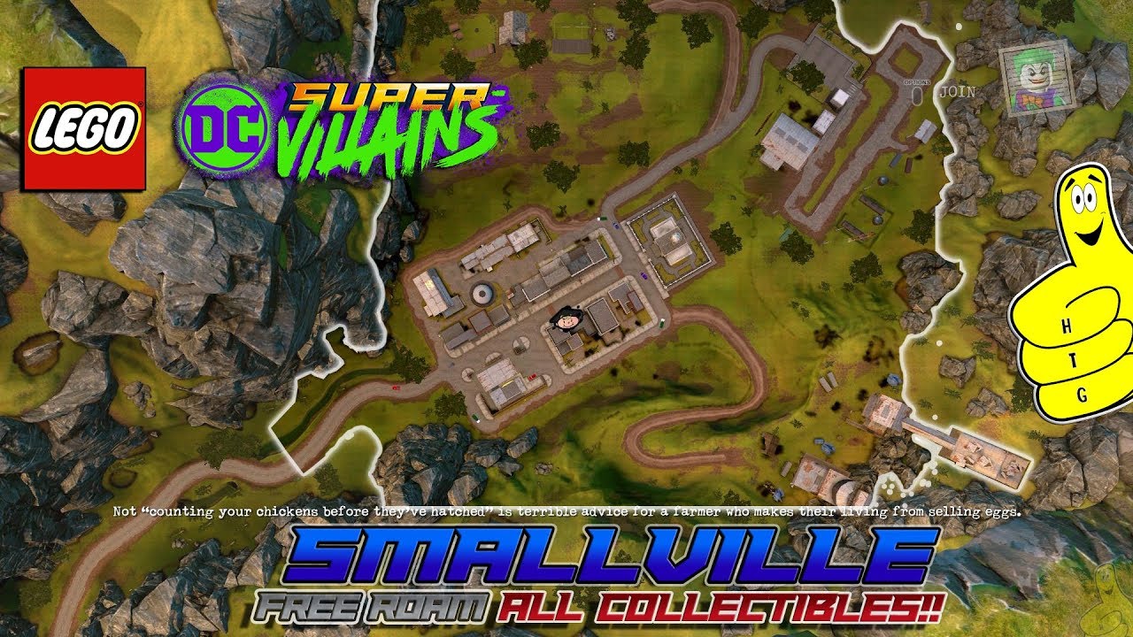 Lego DC Super-Villains: Smallville FREE ROAM (All Collectibles) - HTG