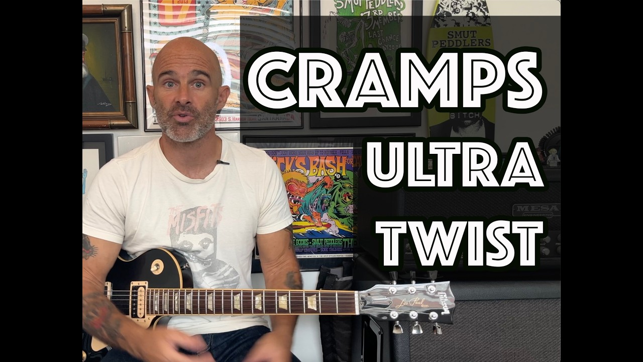 Урок игры на гитаре Ultra Twist The Cramps + обучающее видео [С СОЛО!]