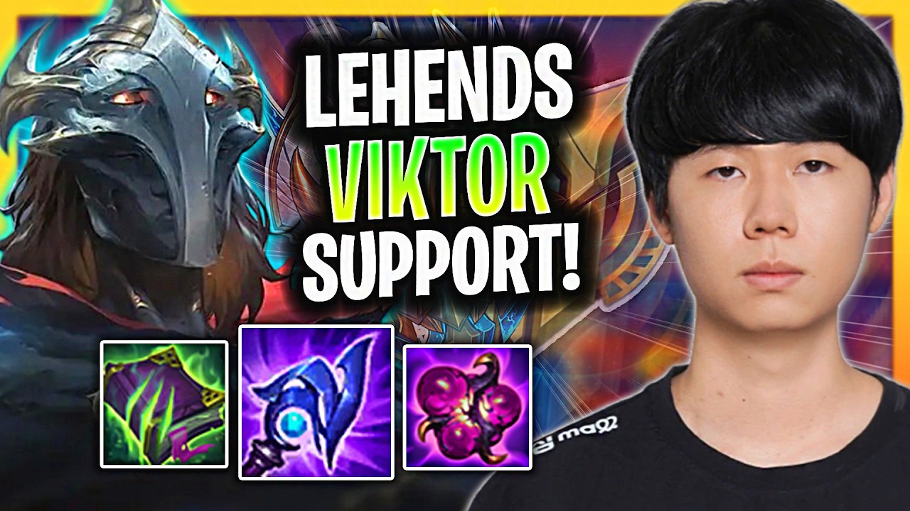LEHENDS BROKE THE META WITH VIKTOR SUPPORT! | NS Lehends Plays Viktor Support Patch 26.9