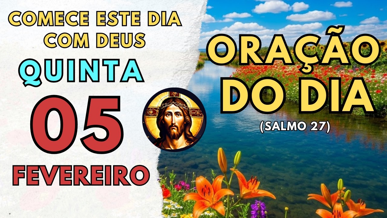 Comece Este Dia com Deus e Sinta a Paz no Coração | 05/02/2026 | Salmo 37:1-11