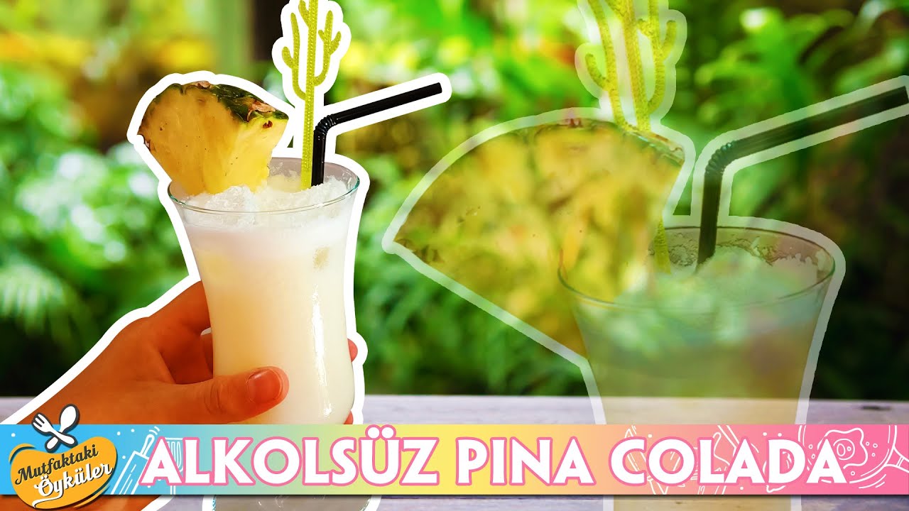5 Dakikada Alkolsüz Pina Colada Tarifi - Yaz Sıcaklarında Misafirlerinize Buz Gibi Kokteyl Yapın