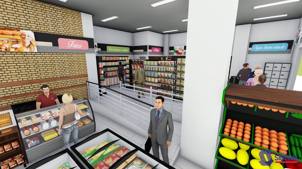 Projeto 3D - Mercado Dutra - Grupo Sib&eacute;ria
