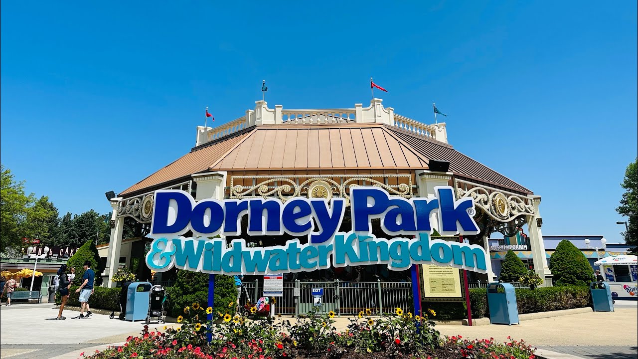 Dorney Park Spring 2023 Complete Walking Tour in 4K - Allentown, PA