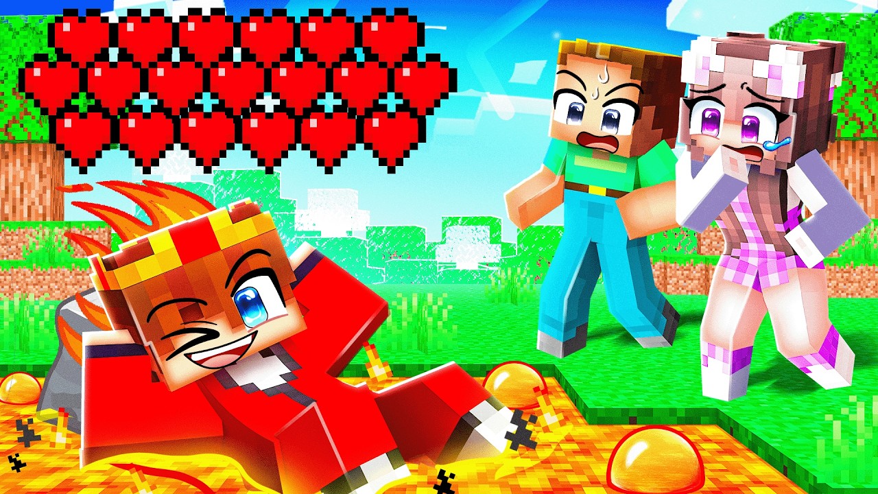 Ich PRANKE meine Freunde mit UNENDLICH LEBEN in Minecraft!