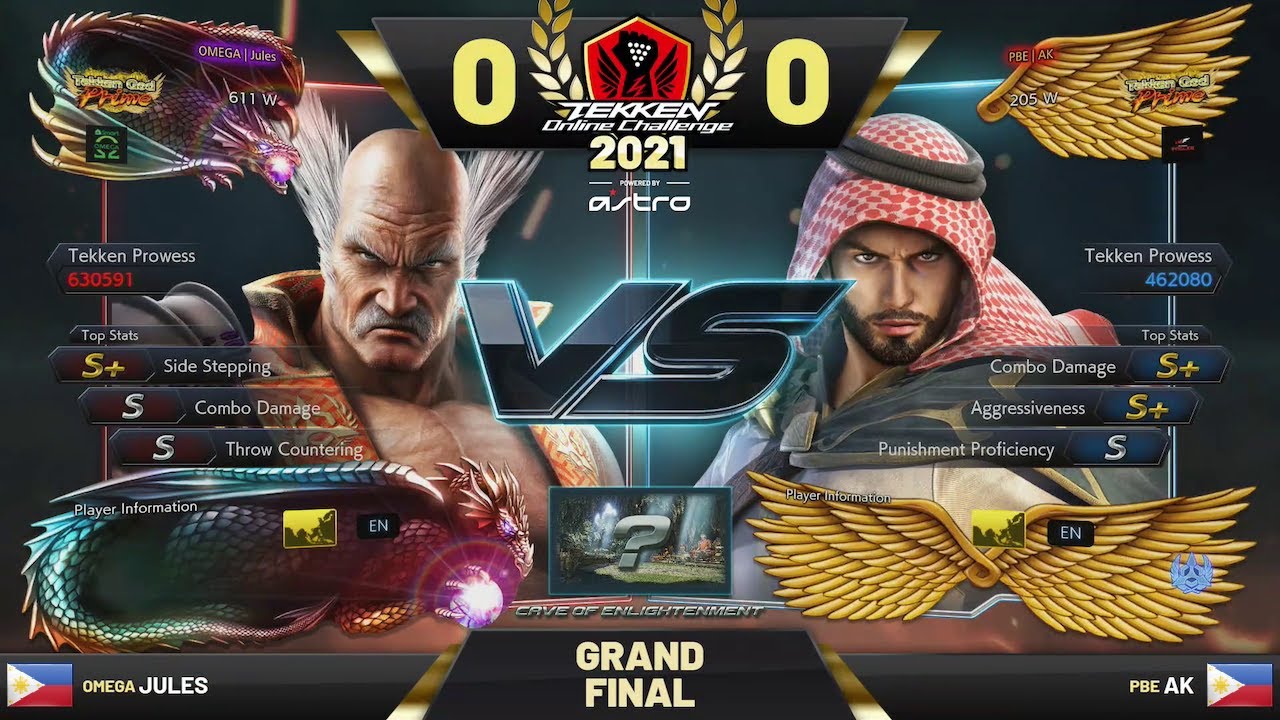 Jules (Heihachi/Jin) vs. AK (Shaheen/Geese/Akuma) - TOC 2021 Philippines & East Asia Masters: GF