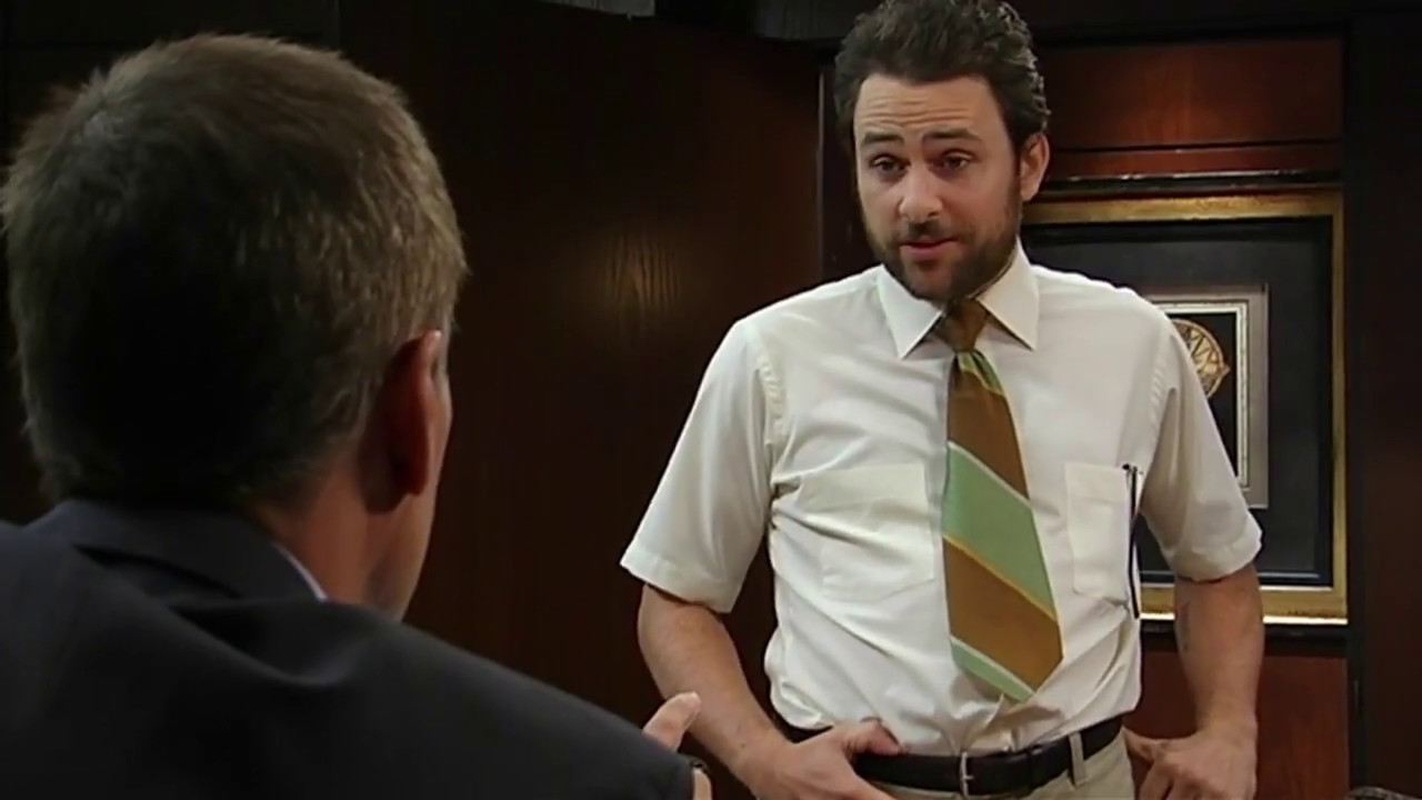 It's Always Sunny in Philadelphia - Charlie challenges the jew lawyer to a duel.