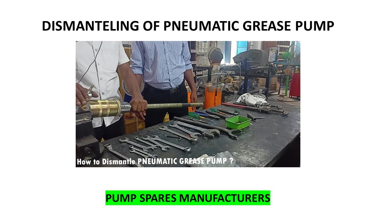 Dismantle of pneumatic grease pump, pneumatic grease pump, pneumatic grease pump spares