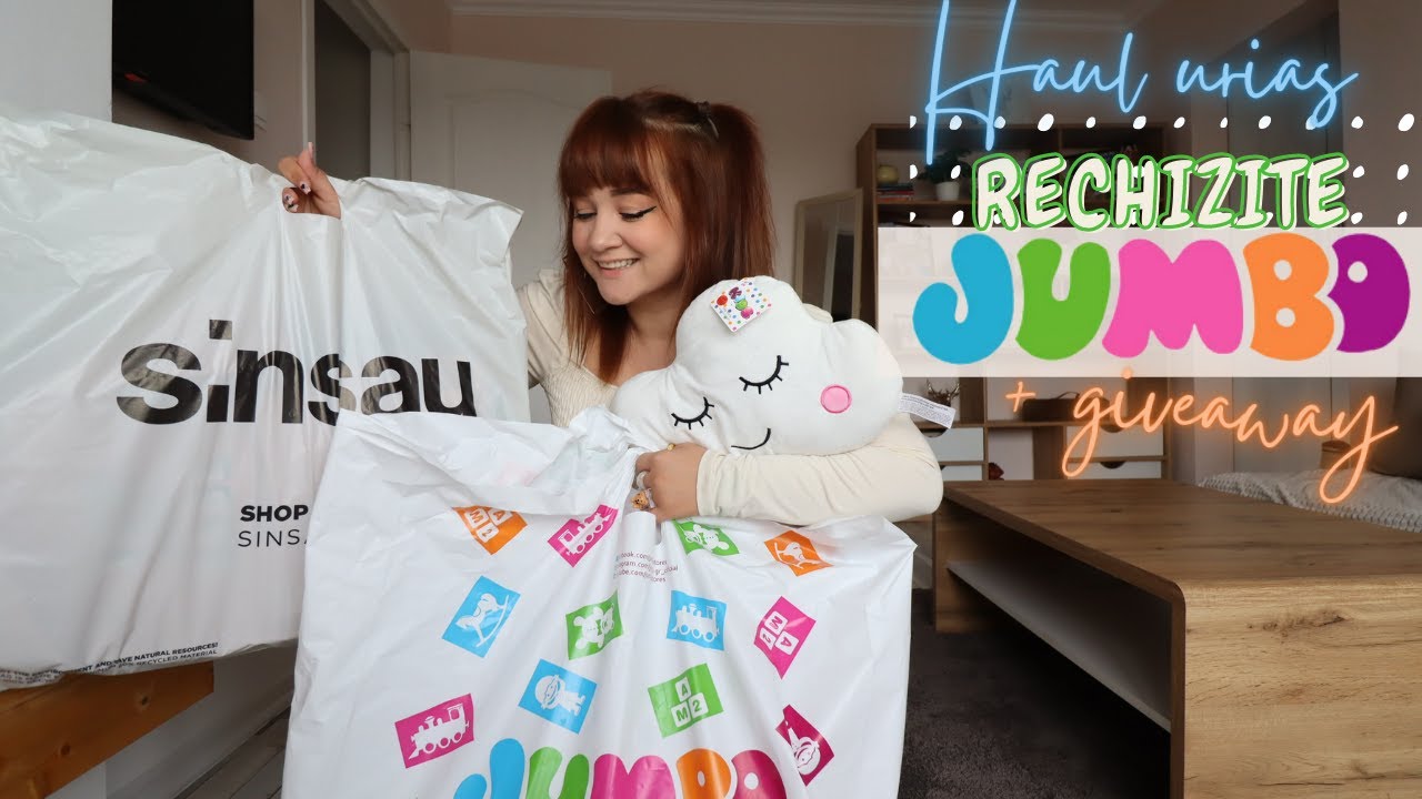 Haul urias rechizite Jumbo - le dau pe toate la Giveaway (incheiat)