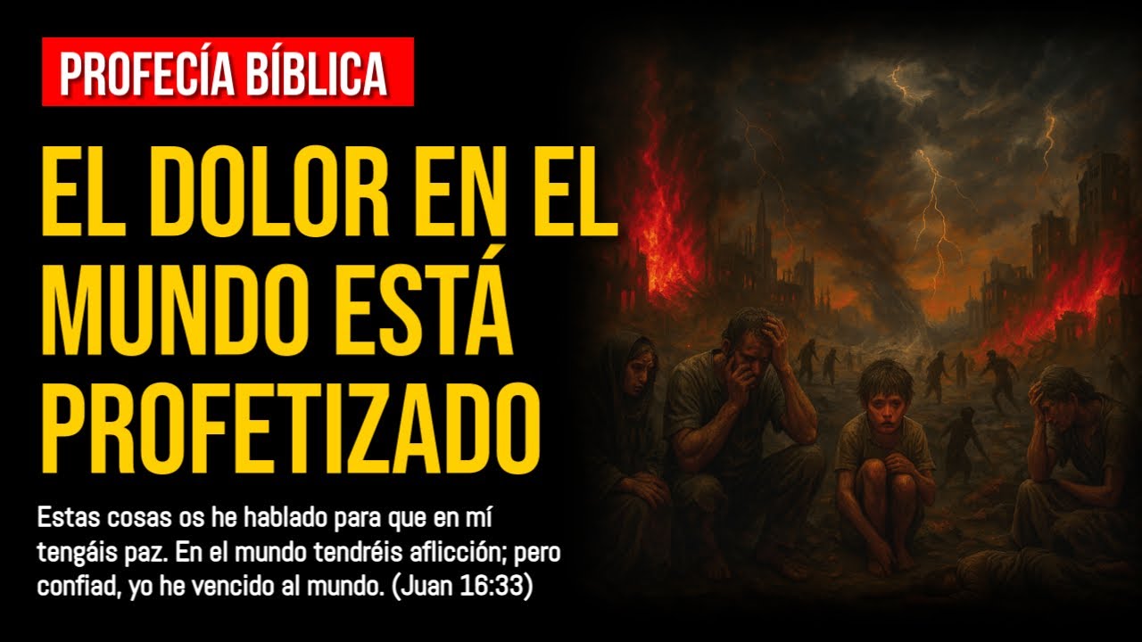 ⚠️ PROFECÍA BÍBLICA ⚠️ Guerras, Enfermedades y Desastres: ¿Por qué Dios lo permite?