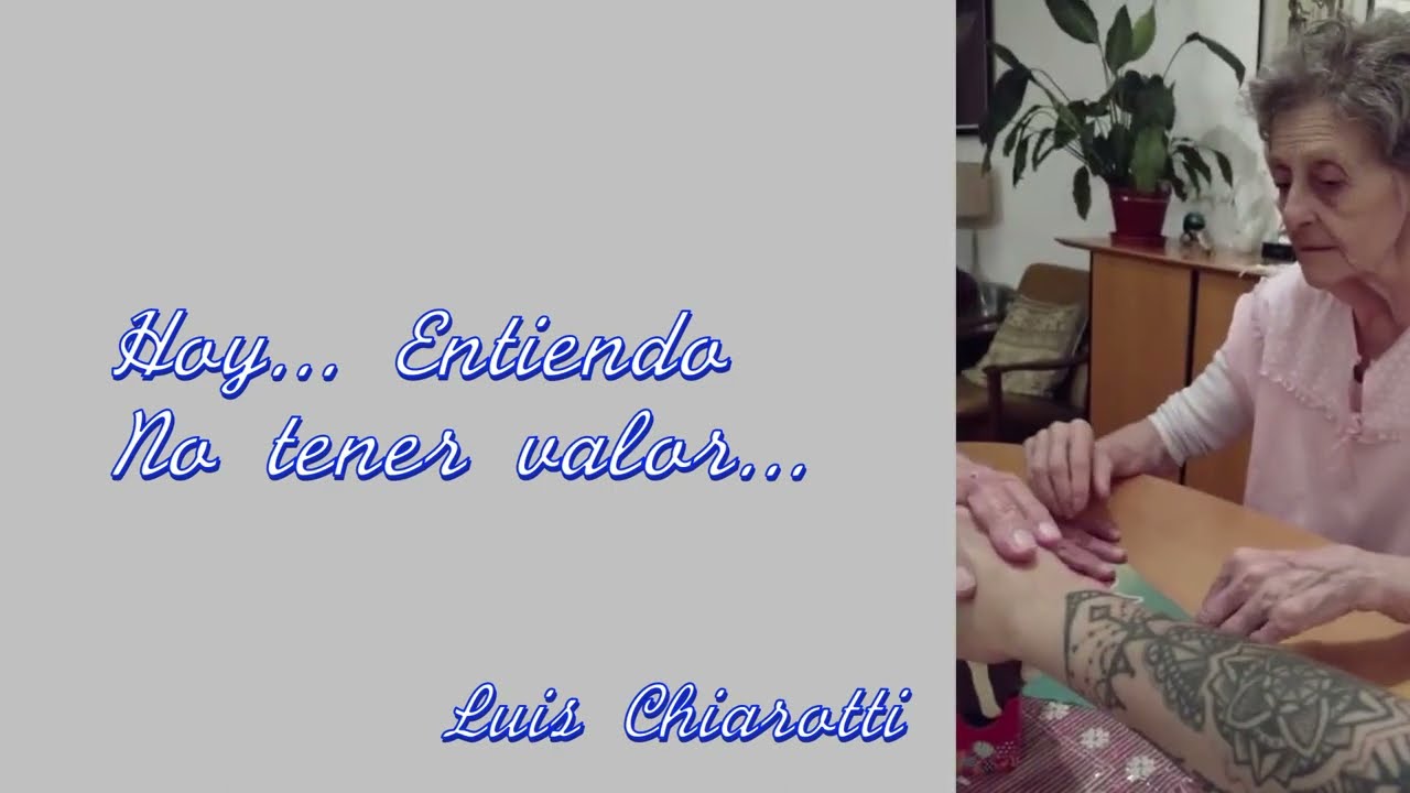 Despedaz&aacute;ndome poema Luis Chiarotti