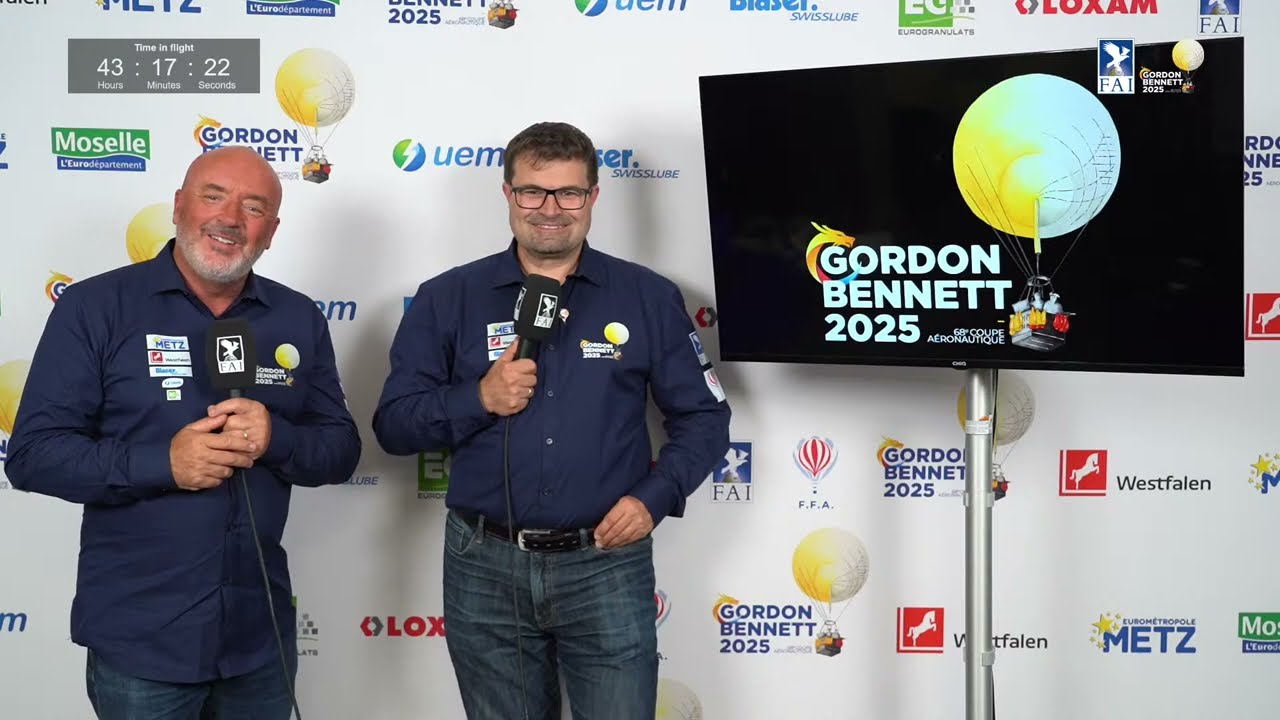 Sunday 5pm update  - 68th Coupe Aéronautique Gordon Bennett 2025