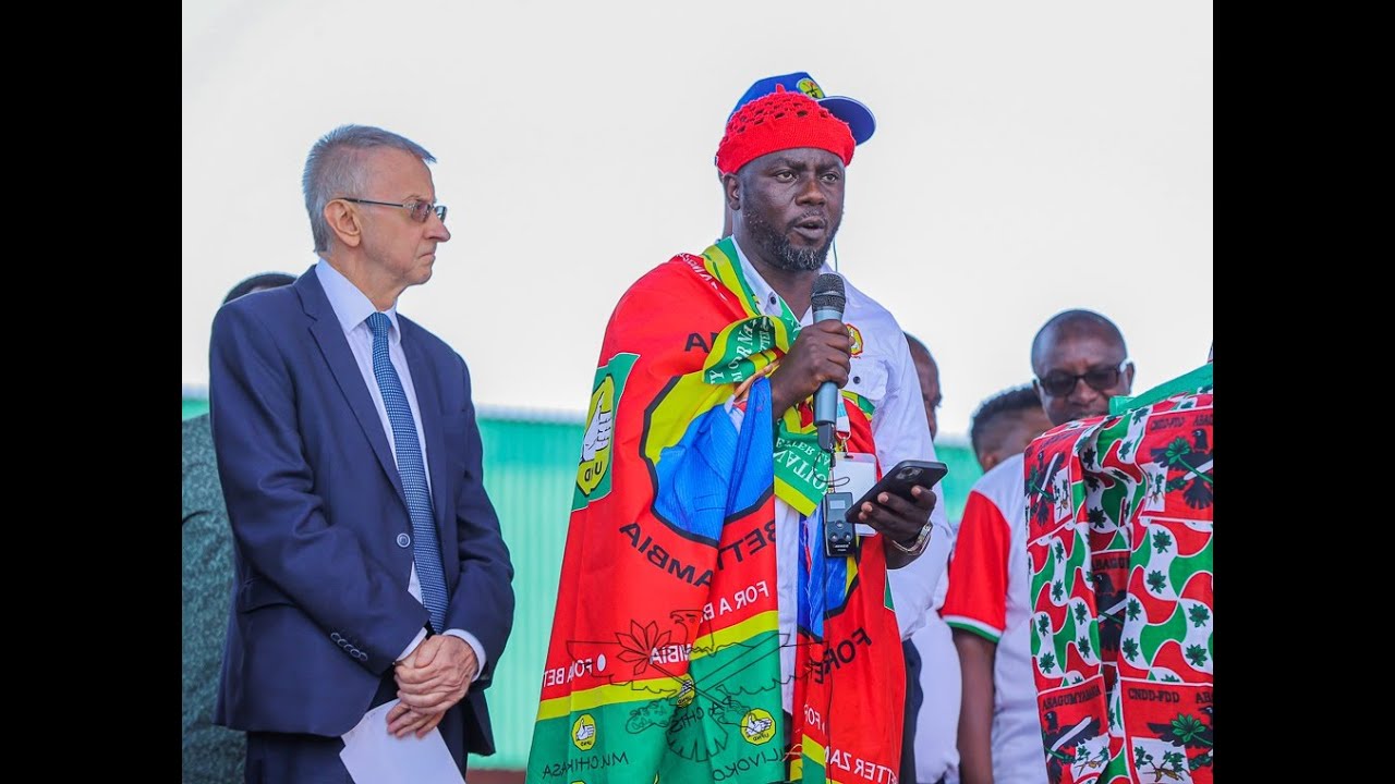 Message du Parti Zambien UPND lors de la célébration de 20 ans de la gouvernance du parti CNDD-FDD
