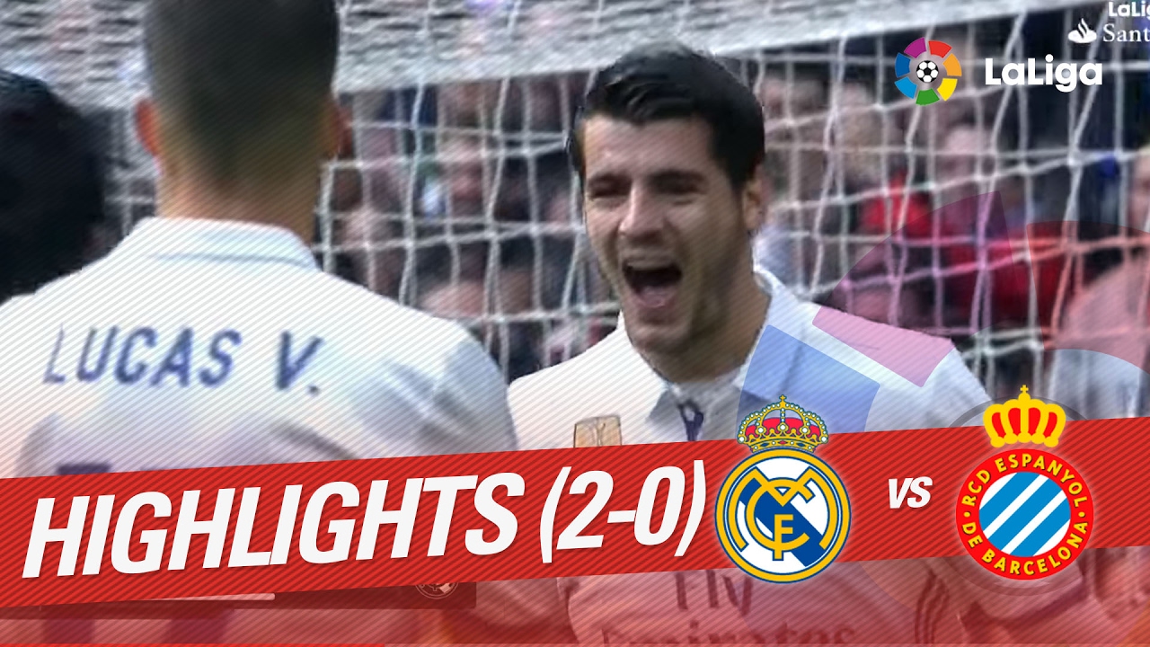 Resumen de Real Madrid vs RCD Espanyol (2-0)