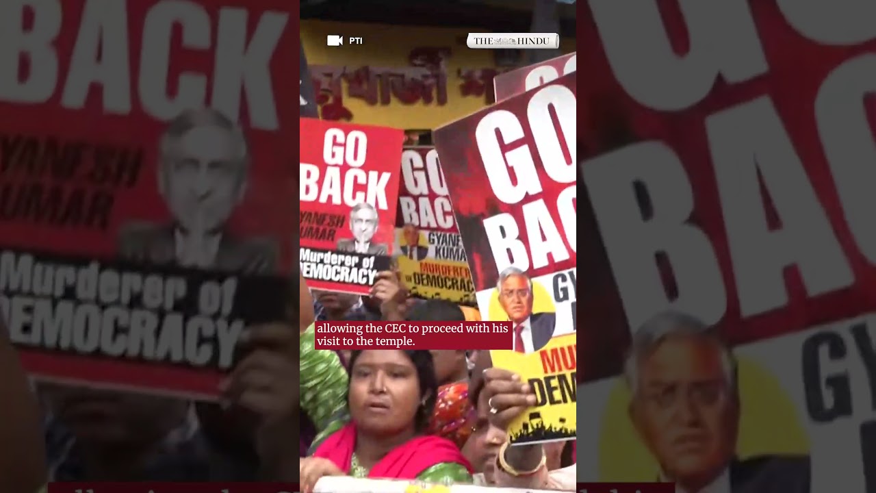 Chief Election Commissioner Gyanesh Kumar faced &ldquo;go back&rdquo; slogans