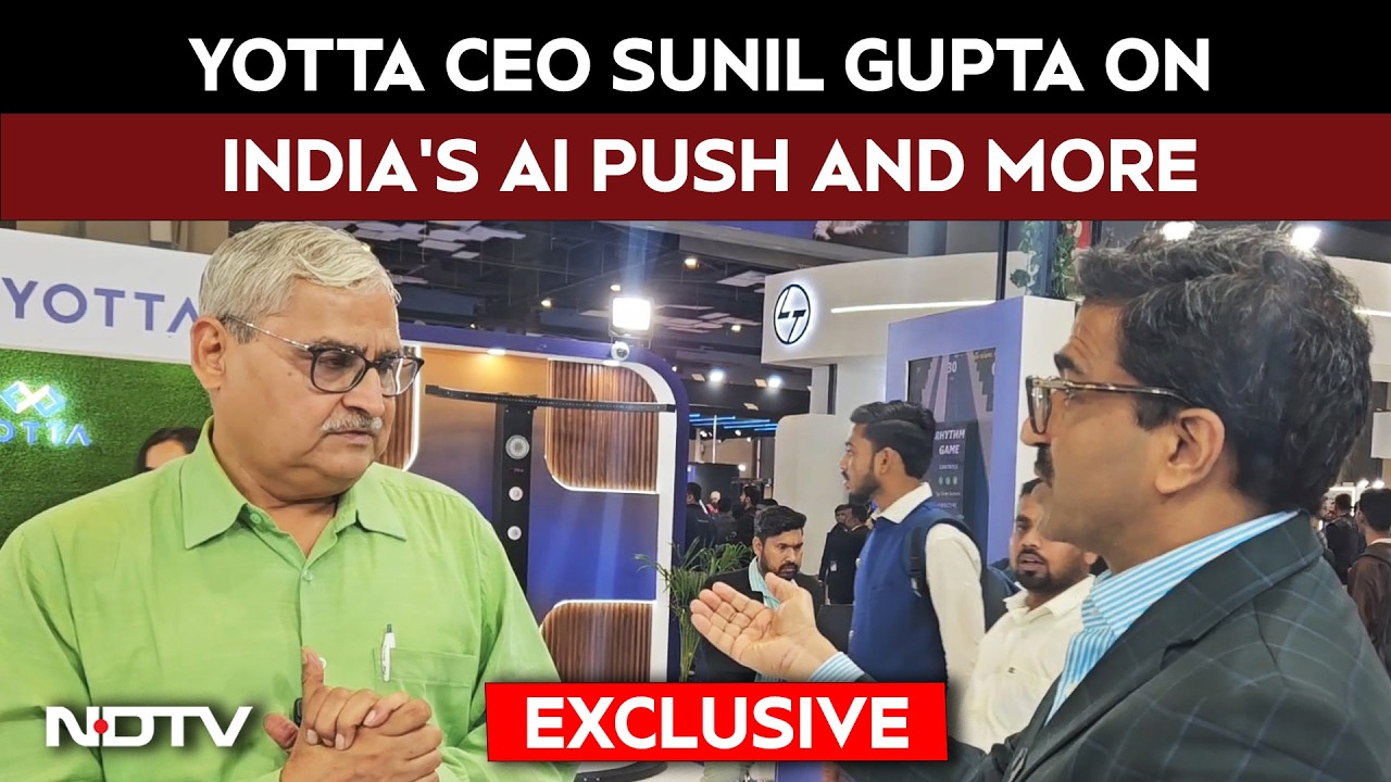 India’s AI Push Sparks Data Centre Boom, Yotta CEO Sunil Gupta Speaks To NDTV