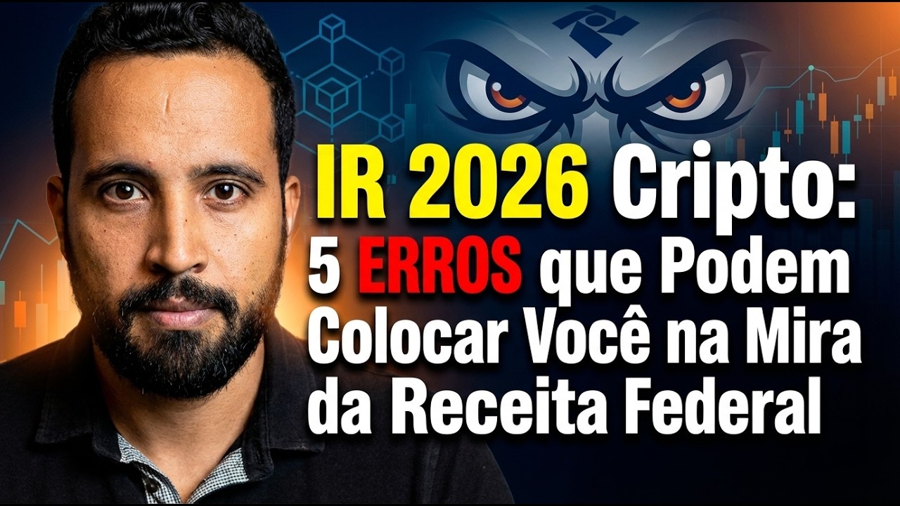 IR 2026 - Os 5 ERROS MORTAIS que Todo Investidor de Cripto Comete