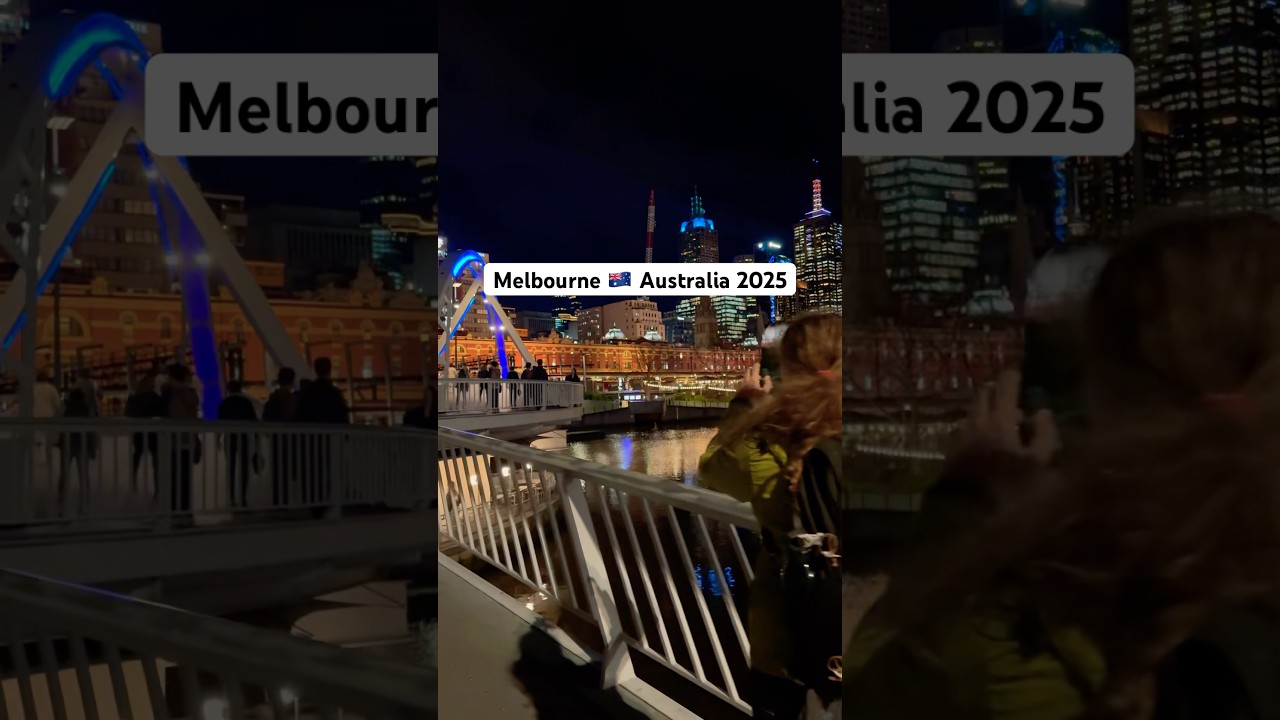 Melbourne Australia 2025, Walking in Winter #beautifulcity #august #travelmelbourne
