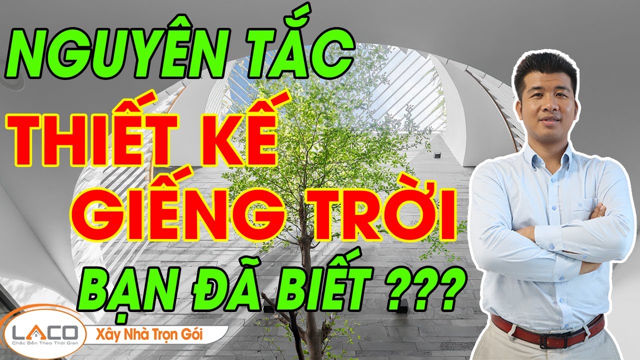 [CHỦ NHÀ NÊN BIẾT] Nguyên Tắc Thiết Kế Giếng Trời Nhà Ống Bạn Cần Biết? - Xây Nhà Trọn Gói LACO