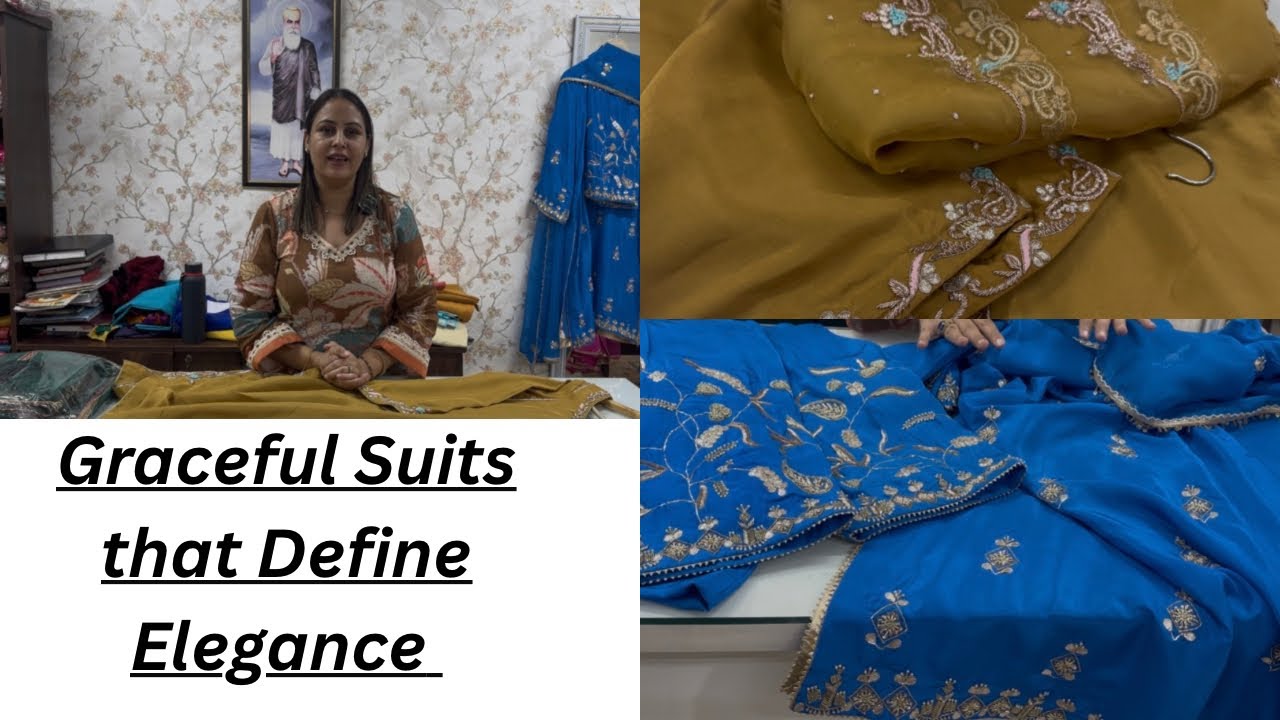 “Celebrate Tradition with Modern Punjabi Suits” New Collection By Manpreet Sidhu #punjabisuit #style