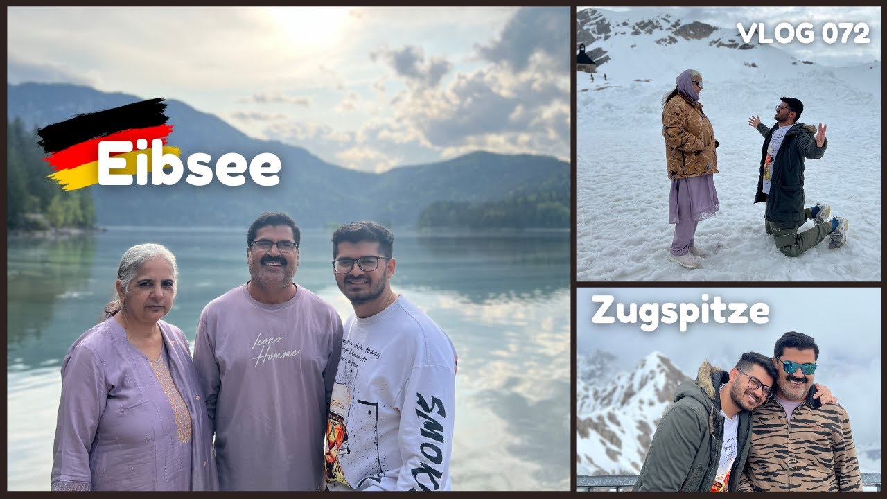 Epic Alpine Adventure: Conquering Zugspitze & Exploring Eibsee with Family! | Deepanshu Hans | Hindi