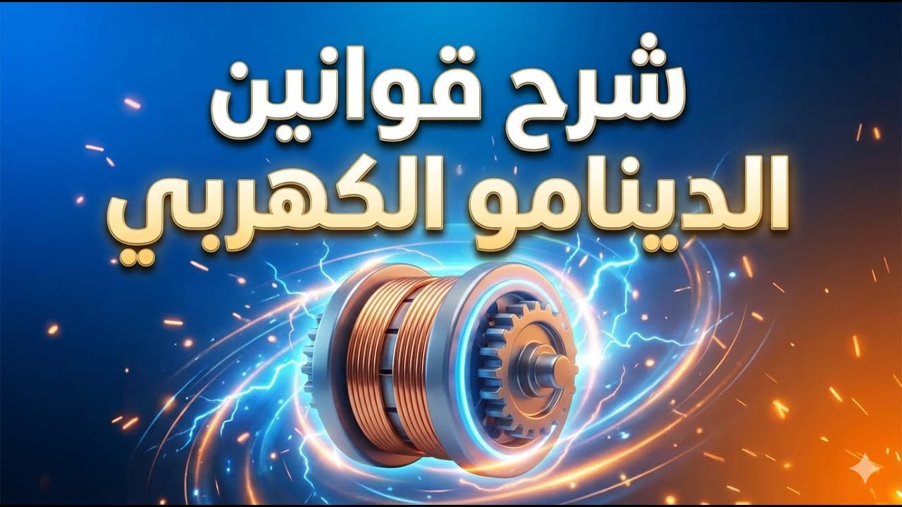 شرح كل قوانين مسائل الدينامو الكهربي | فيزياء ثانوية عامة 🔥 مستر محمد بلال