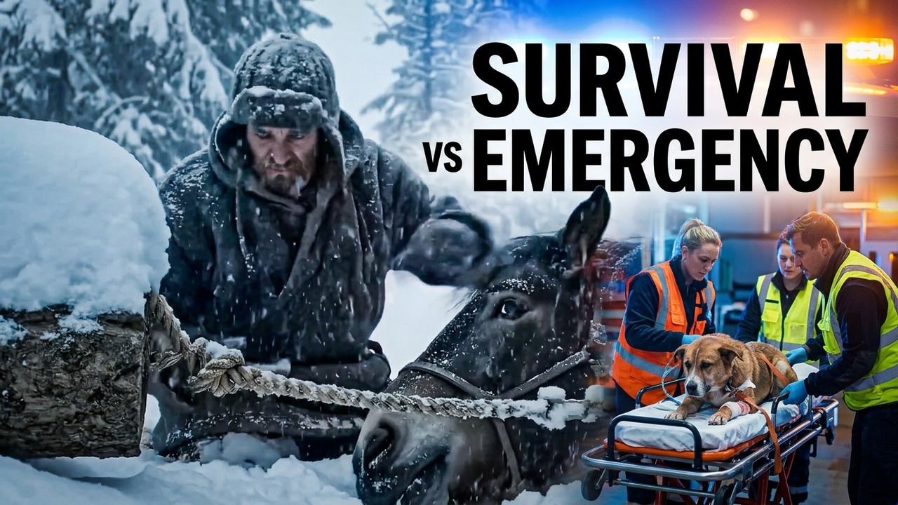 Emergency Rescue: Saving My Horse from -40°C #horserescue #germanshepherd