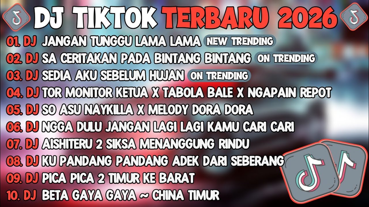 DJ TIKTOK TERBARU 2026 ~ DJ JANGAN TUNGGU LAMA LAMA🎵 DJ SA CERITAKAN PADA BINTANG BINTANG 🎵 