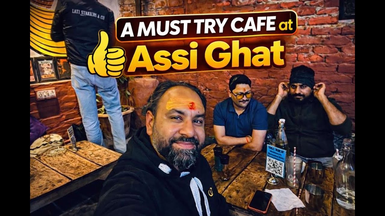 Best Café at Assi Ghat? A Must-Try Spot in Varanasi | Food & Travel Vlog