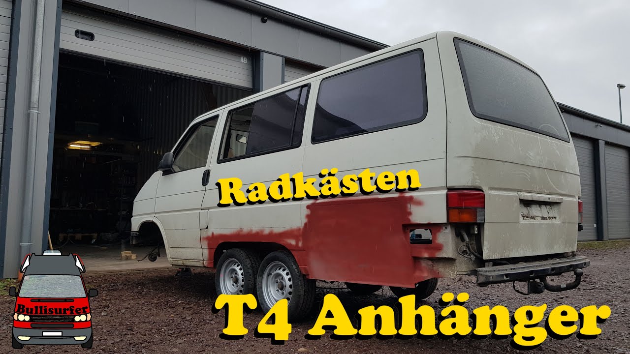 Radhäuser schließen & Rädkästen bauen - VW T4 Anhänger bauen