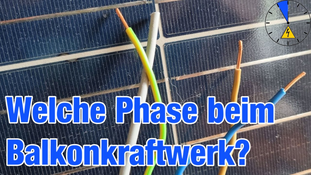 Welche Phase beim Balkonkraftwerk? Achtung bei Saldierenden oder Phasen bezogener Z&auml;hlern!