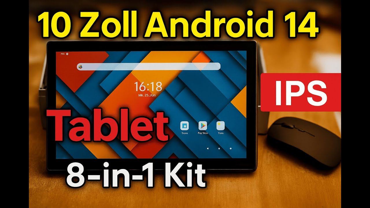 10 Zoll Android 14 Tablet &ndash; 8-in-1 Komplettset im Test