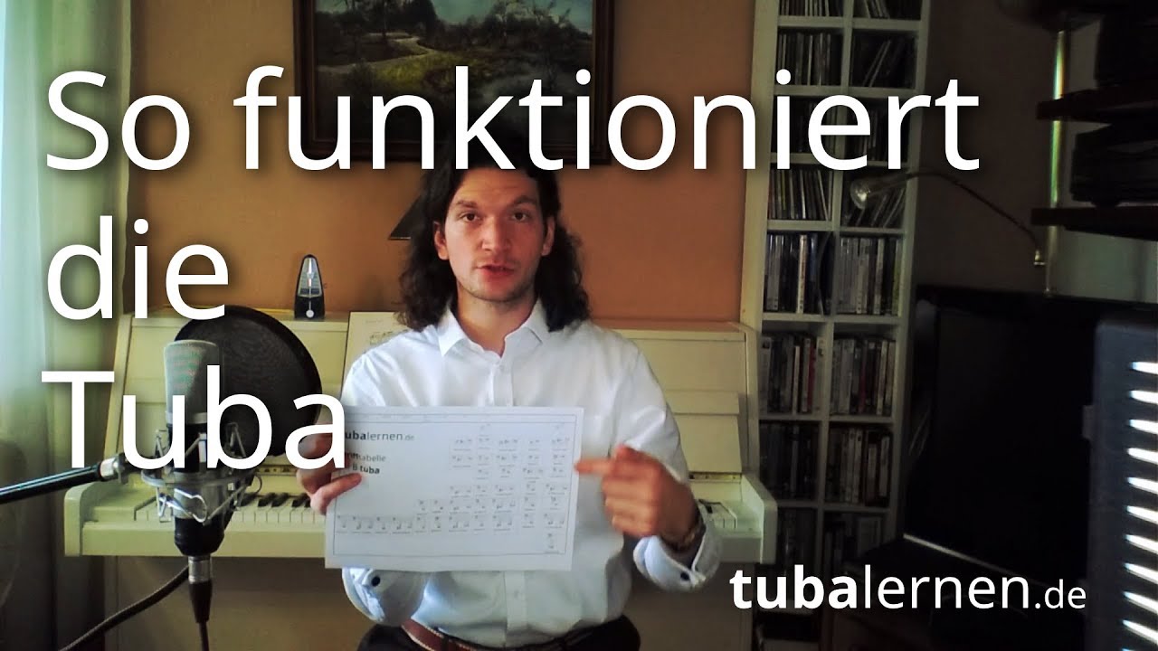 Wie funktioniert eine Tuba? Grifftabelle als PDF.