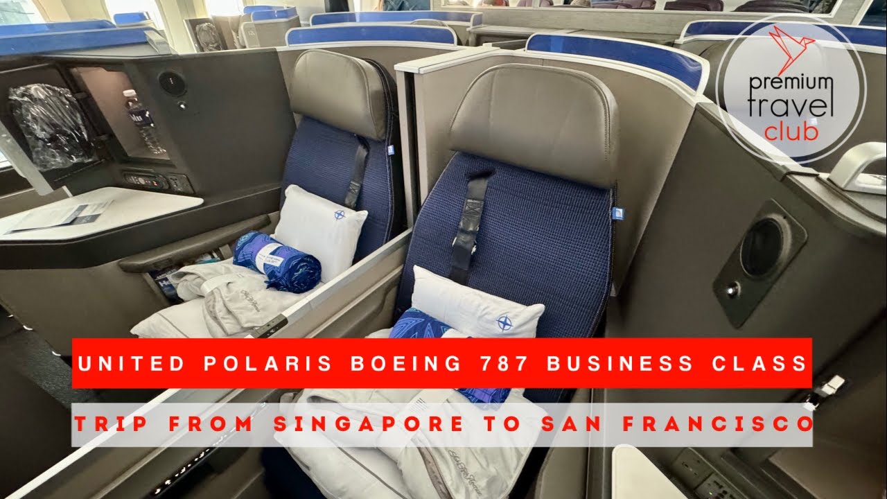 United Airlines Polaris Business Class on Boeing 787: Singapore to San Francisco