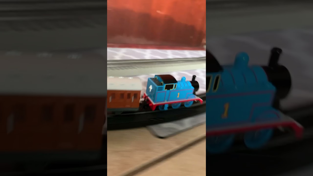 Thomas the train HO and O gauge side by side