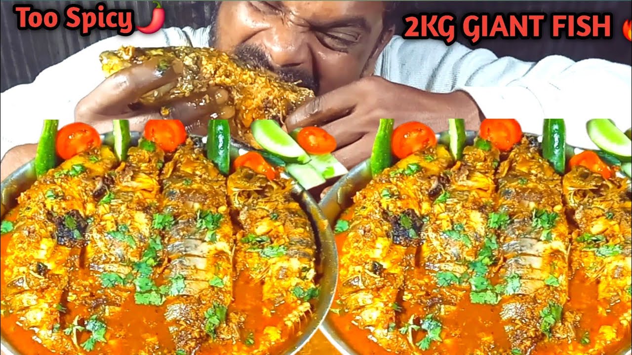 🔥 I Ate a 2KG Whole Fish Curry Without Water 😱 EXTREME Spicy Challenge 🔥