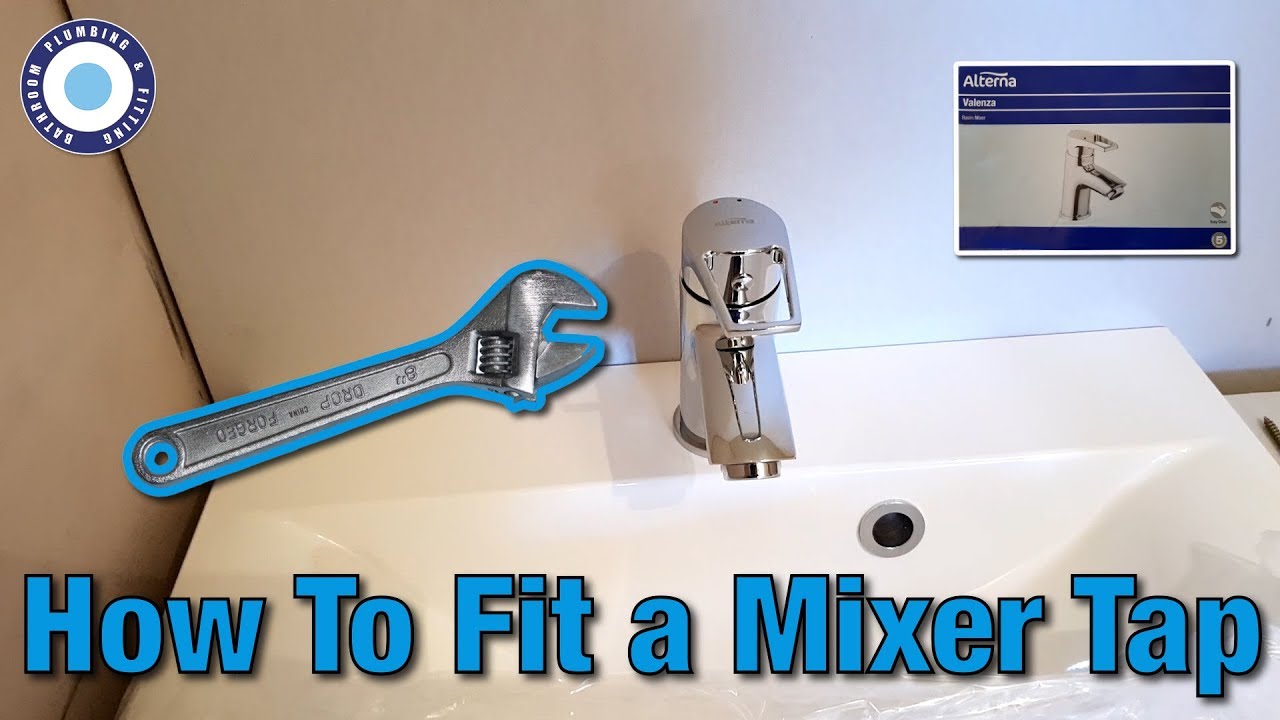 How To Fit Basin Mixer Taps | Change MIxer Taps | Alterna Bristan Valenza Install