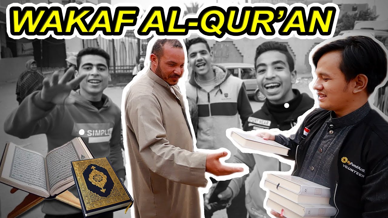 ANTUSIASNYA TINGGI BANGET 😭 BAGI BAGI QURAN KE MASYARAKAT MESIR