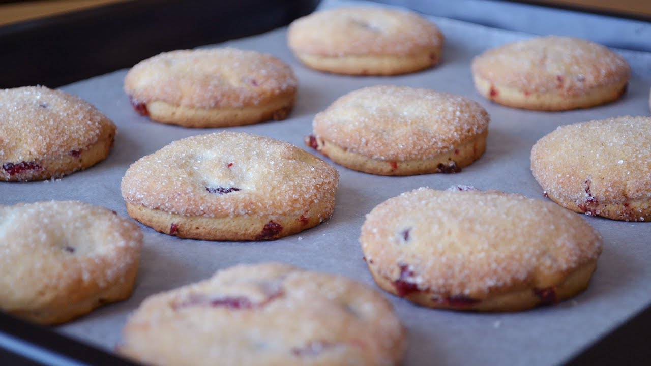 Simple but very tasty biscuits with cherries! Cookie recipe #683