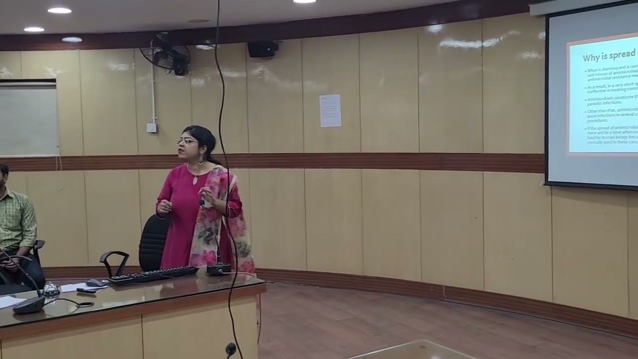 My Lecture at Medical College, Kolkata, at a National Conference on 'Antimicrobial Resistance'