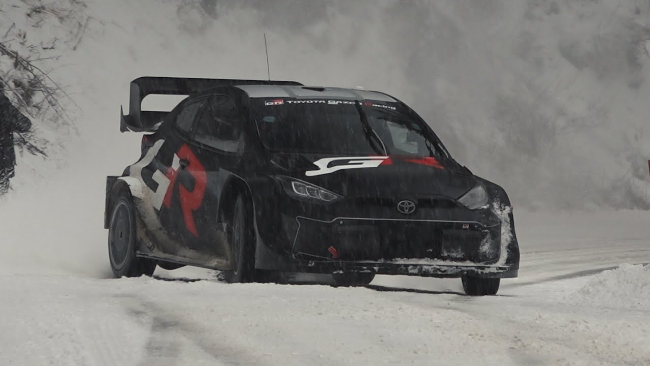 WRC Rally Montecarlo 2026⚠️OGIER testing on SNOW! Toyota Yaris Rally1