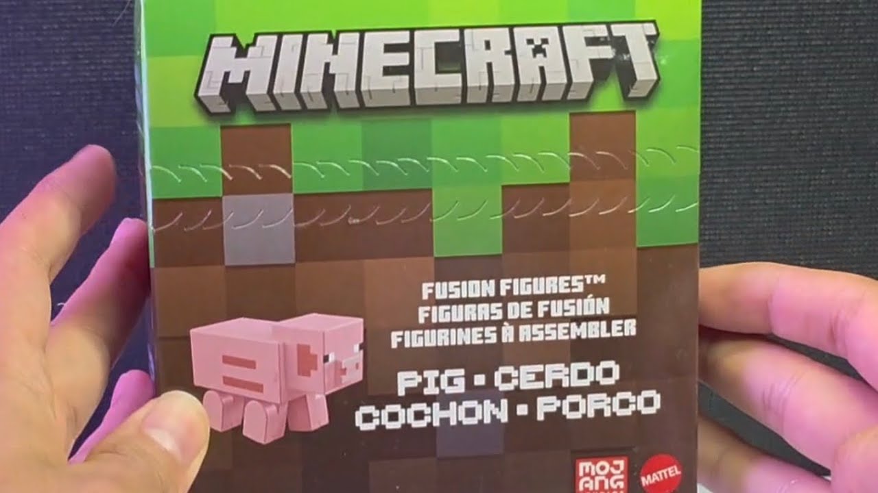 ¡CONSTRUYENDO AL CERDO! 🐷 | Unboxing Minecraft Fusion Figures