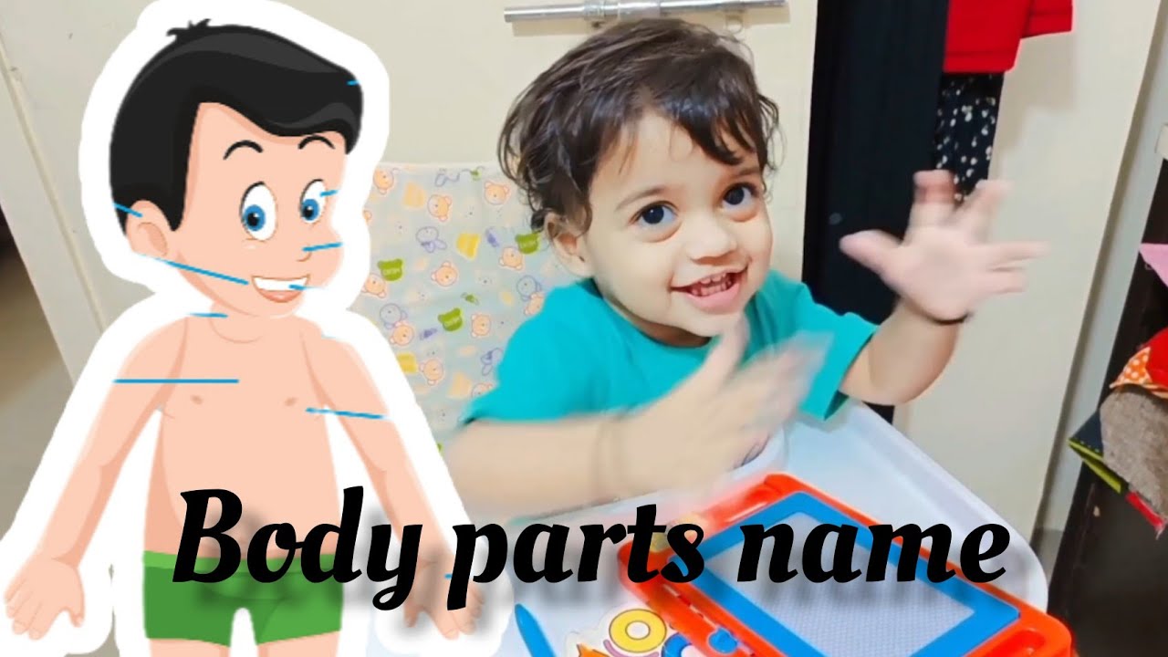 Cute Baby Showing Body Parts With Cute Expression 😉 | Learn Bodyparts | 