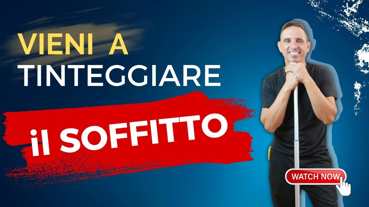 COME TINTEGGIARE IL SOFFITTO