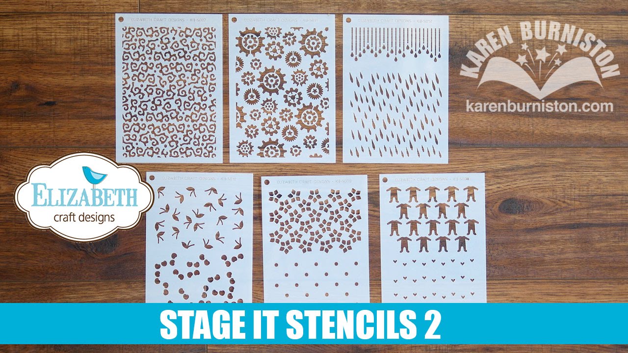 Stage it Stencils 2 - Layering & Pattern Stencils