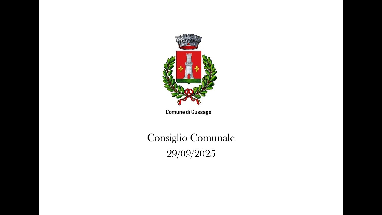 Consiglio Comunale del 29-09-2025