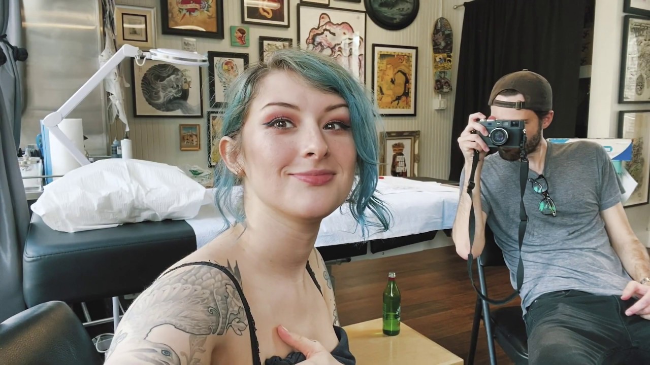 getting my entire back tattooed in 3 minutes