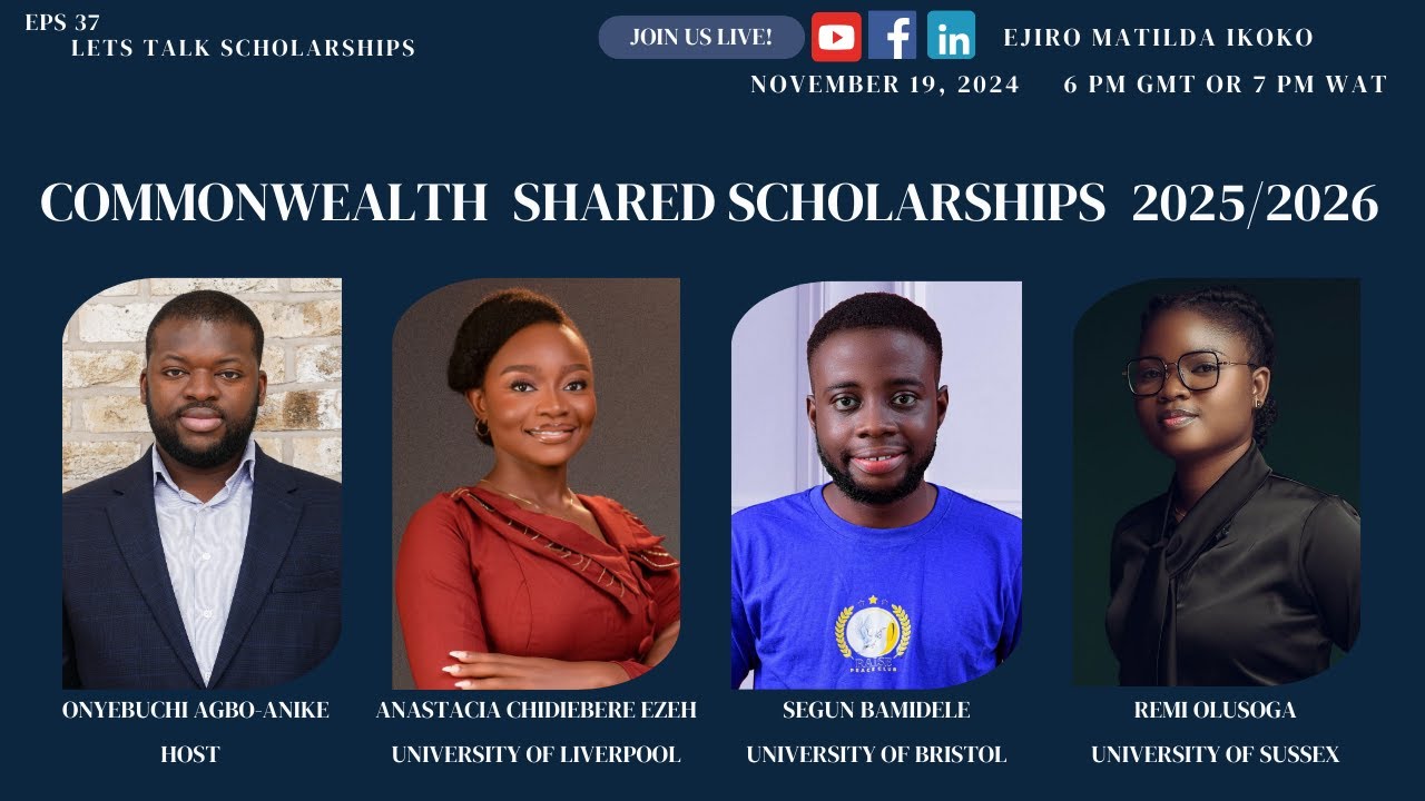 Commonwealth Shared Scholarships 2025/2026